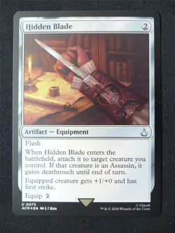 Hidden Blade Foil - ACR - Mtg Card #N0 - Image 1