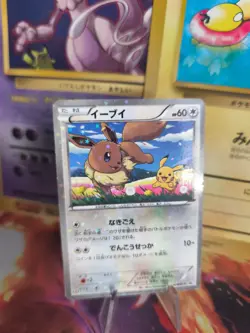 Pokemon Karte Card Holo Eevee Evoli Pikachu Promo 7 Eleven BW japanese Exc - Image 1
