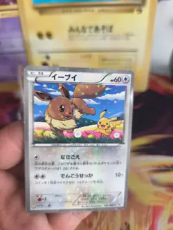 Pokemon Karte Card Holo Eevee Evoli Pikachu Promo 7 Eleven BW japanese Exc - Image 2