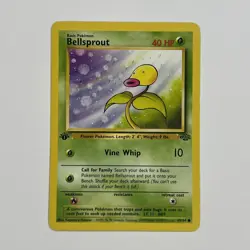 Bellsprout 49/64 Jungle 1st Edition Common Pokemon Card LP - Image 1