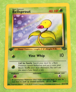 Vintage Pokemon Card First Edition Bellsprout 49/64 - Image 1