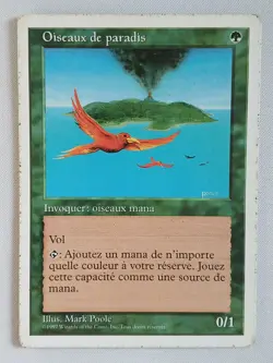 RUSH FRANCAIS Oiseaux de paradis Played MTG magic 5ED - Image 1