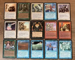 Lot cartes MTG Magic Gathering 1994 Fallen Empires 5eme Expansion - Image 1