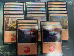 Lot of 20x Random FOIL Mountains New Frame Only - Basic Lands - MTG Magic NM-LP - Image 1