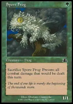 1x SPORE FROG - Prophecy/commander - MTG - NM - Magic the Gathering - Image 1