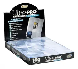 10 x ULTRA PRO PLATINUM TRADING CARD 9 POCKET SLEEVES PAGES AFL POKEMON MTG - Image 3