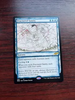 1x SKTECH FRACTURED SANITY - Commander - MTG - Magic the Gathering - Image 1