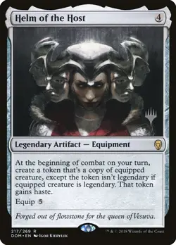 MTG HELM OF THE HOST EXC - ELMO DELLA MOLTITUDINE - DOM PP - MAGIC - Image 1