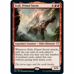 1x ETALI, PRIMAL STORM - DInosaur - Commander - MTG - Magic the Gathering - Image 1