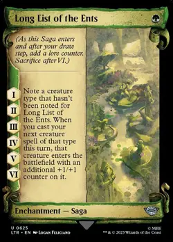 MTG LONG LIST OF THE ENTS 625 FOIL EXC LUNGA LISTA DEGLI ENT - LTR X EN - MAGIC - Image 1