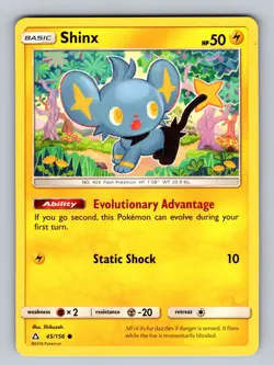 Shinx (45) 45/156 Common SM - Ultra Prism NM - LP Pokemon TCG - Image 1