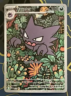 Phantasmal Flames Haunter Black Star Promo #27 Illustration Rare Full Art - Image 1
