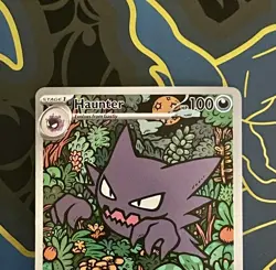 Phantasmal Flames Haunter Black Star Promo #27 Illustration Rare Full Art - Image 2