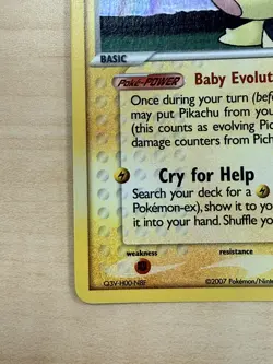 Pokemon TCG EX Power Keepers Pichu #21/108 Stamped Reverse Holo Near Mint - Image 4