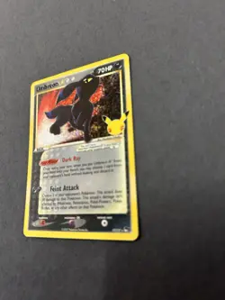 Umbreon Gold Star 17/17 Celebrations: Classic Collection Holo Pokemon English NM - Image 4