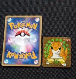 Sandshrew Holo Pokemon Sticker Sapporoichiban Japanese Nintendo From Japan F/S - Image 2