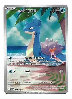 Pokemon SV10: Destined Rivals Misty's Lapras 194/182 - Image 1