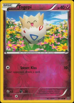 Pokemon - Togepi #43/108 - XY - Roaring Skies Reverse Holo - Image 1