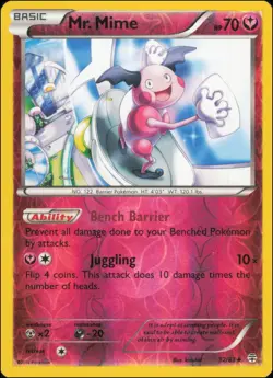 Pokemon - Mr. Mime #52/83 - Generations Reverse Holo - Image 1