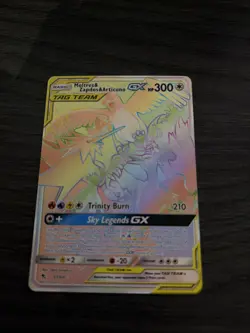 Pokemon TCG Moltres & Zapdos & Articuno GX 69/68 Hidden Fates MT/NM Ungraded - Image 1