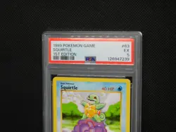 👾 SQUIRTLE 1st EDITION | PSA 5 EX | VINTAGE | 1999 Pokemon Base Set #63 - Image 5