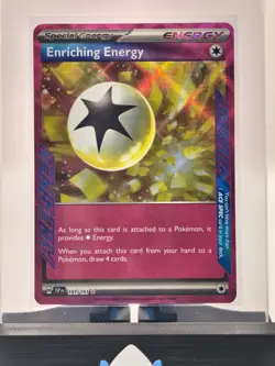 2024 Pokemon TCG Surging Sparks Enriching Energy 191/191 Ace Spec Rare NM - Image 2