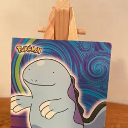 Topps Pokemon Johto Series 1 -- Quagsire #195 -- Blue Label -- Non Holo - Image 2
