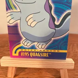 Topps Pokemon Johto Series 1 -- Quagsire #195 -- Blue Label -- Non Holo - Image 4