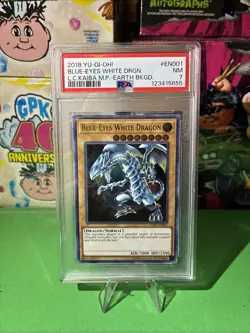 2018 Yu-Gi-Oh! LCKC Mega Pack Blue-Eyes White Dragon #LCKC-EN001 PSA 7 NRMT - Image 2