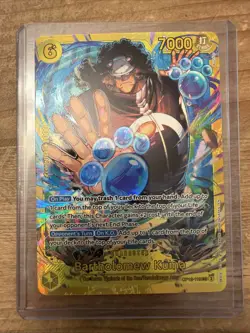 Bartholomew Kuma OP12-119 SEC Alternative Art One Piece TCG English Edition - Image 1