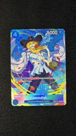 Cavendish Alt Art OP10-045 M OPTCG One Piece Royal Blood Series - Image 1