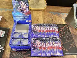 One Piece The Azure Sea’s Seven Double Pack Box Of 4 + Sleeved Blister x 14. - Image 1