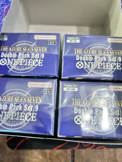 One Piece The Azure Sea’s Seven Double Pack Box Of 4 + Sleeved Blister x 14. - Image 4