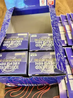 One Piece The Azure Sea’s Seven Double Pack Box Of 4 + Sleeved Blister x 14. - Image 5
