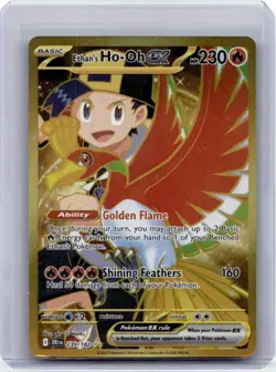 Ethan's Ho-Oh ex 239/182 Sv10 Destined Rivals Hyper Rare Holo Pokemon TCG Card - Image 1