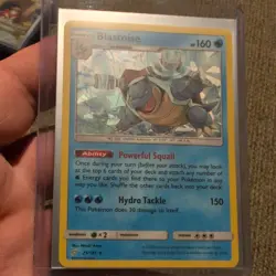Blastoise 25/181 Team Up Exclusive Cracked Ice Holo Pokemon Card - Image 3