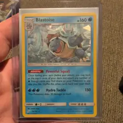 Blastoise 25/181 Team Up Exclusive Cracked Ice Holo Pokemon Card - Image 4