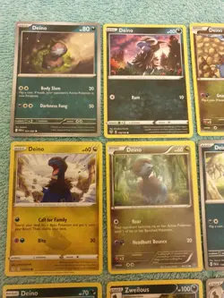 DEINO & ZWEILOUS BUNDLE OF POKEMON CARDS - Image 2