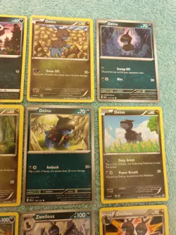 DEINO & ZWEILOUS BUNDLE OF POKEMON CARDS - Image 3