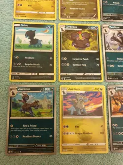 DEINO & ZWEILOUS BUNDLE OF POKEMON CARDS - Image 4