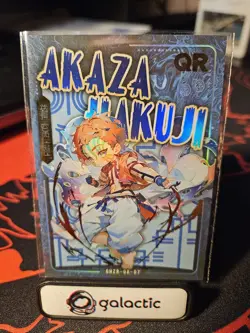Akaza Hakuji GMZR-QR-07 Demon Slayer Trading Card - Image 1