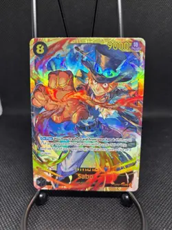 Sabo OP07-118 SEC - One Piece TCG - English Card Near-Mint Secret Rare - Image 1