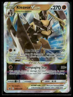Kleavor VSTAR #SWSH249 Sword & Shield Promo Cards Pokemon LP - Image 1