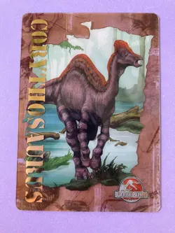 Corythosaurus Jurassic Park III (Meiji Promo) No. 11 Trading Card Japanese F/S - Image 2
