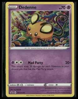 Dedenne #SWSH080 Sword & Shield Promo Cards NM - Image 1