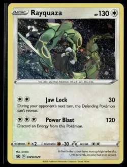 Rayquaza #SWSH029 Cosmos Holo Sword & Shield Promo Cards VLP - Image 1