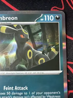 Pokemon TCG Umbreon Holo Rare Prismatic Evolutions Card 059/131 NM Condition - Image 2