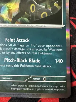 Pokemon TCG Umbreon Holo Rare Prismatic Evolutions Card 059/131 NM Condition - Image 5