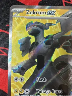 Pokemon Zekrom EX Full Art Holo Black Bolt Ultra Rare Card 158/086 NM Condition - Image 4