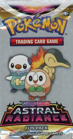 Pokemon TCG Astral Radiance Fun Pack - 3 Cards NEW/SEALED - Image 1